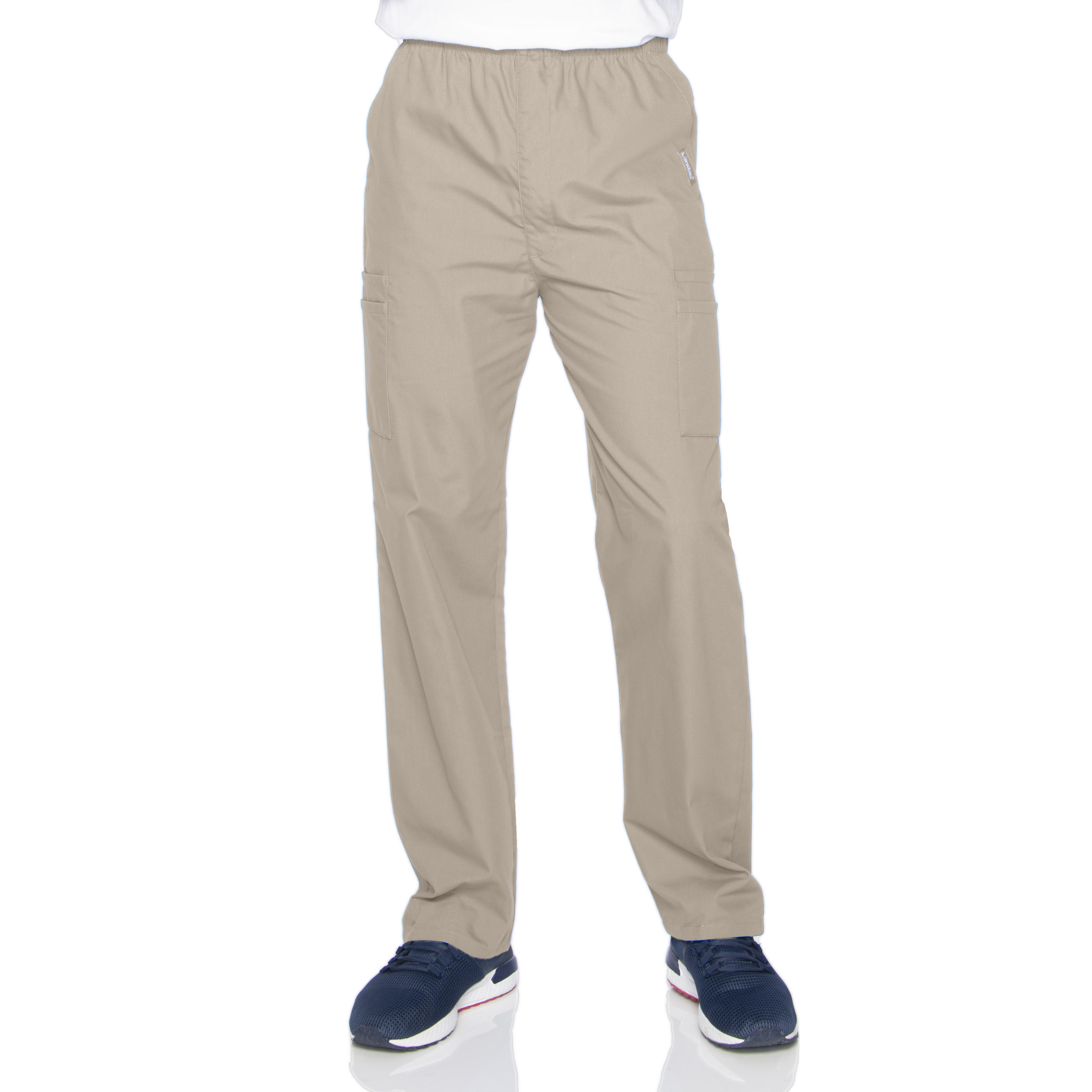 Landau - Essentials - Men's Seven-Pocket High-Rise Elastic Waist Cargo Pant 32