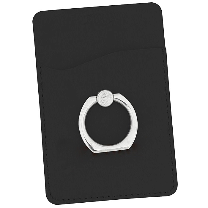 PU Smartphone Wallet with Ring Stand 2