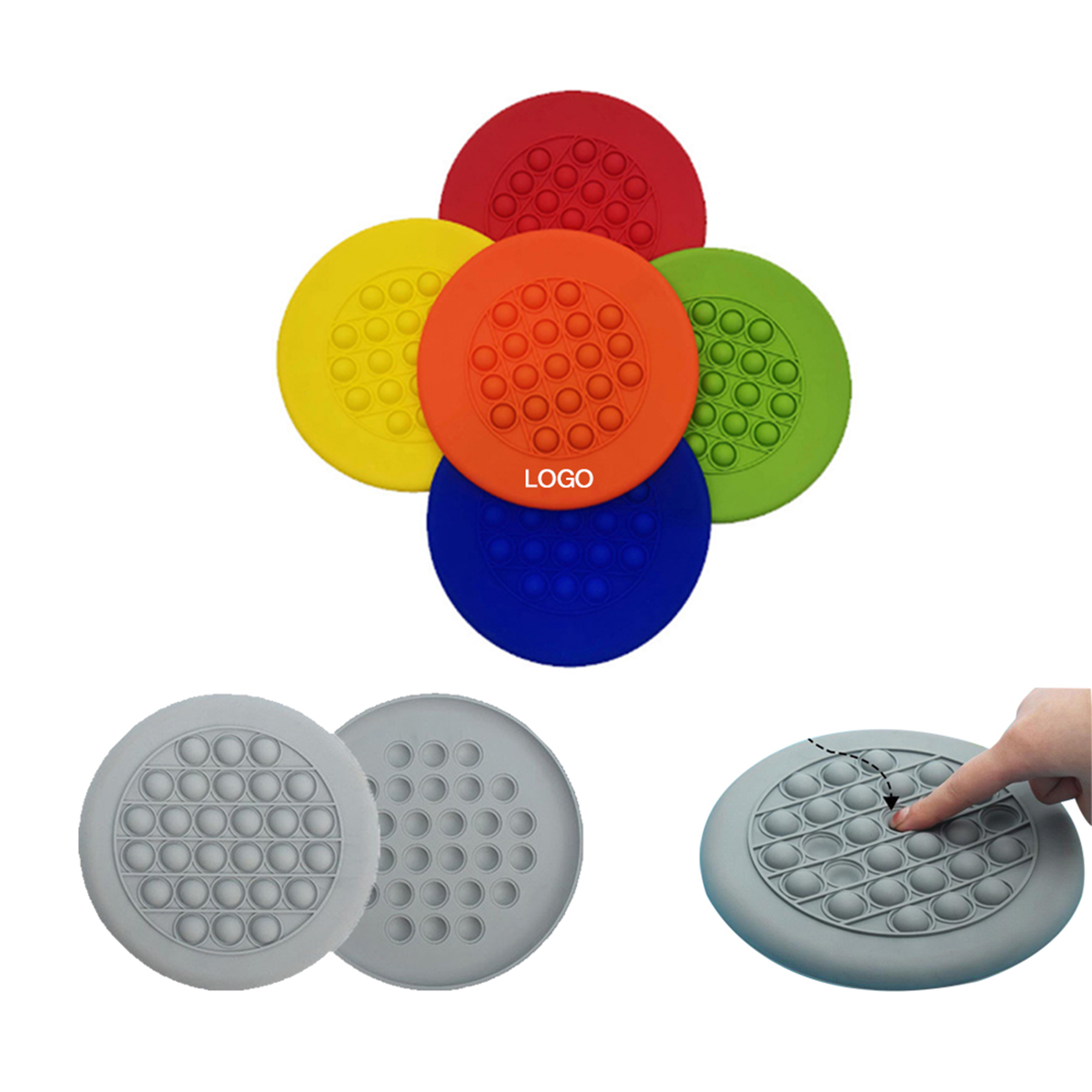 Push Pop Bubble Flyer Disc 2