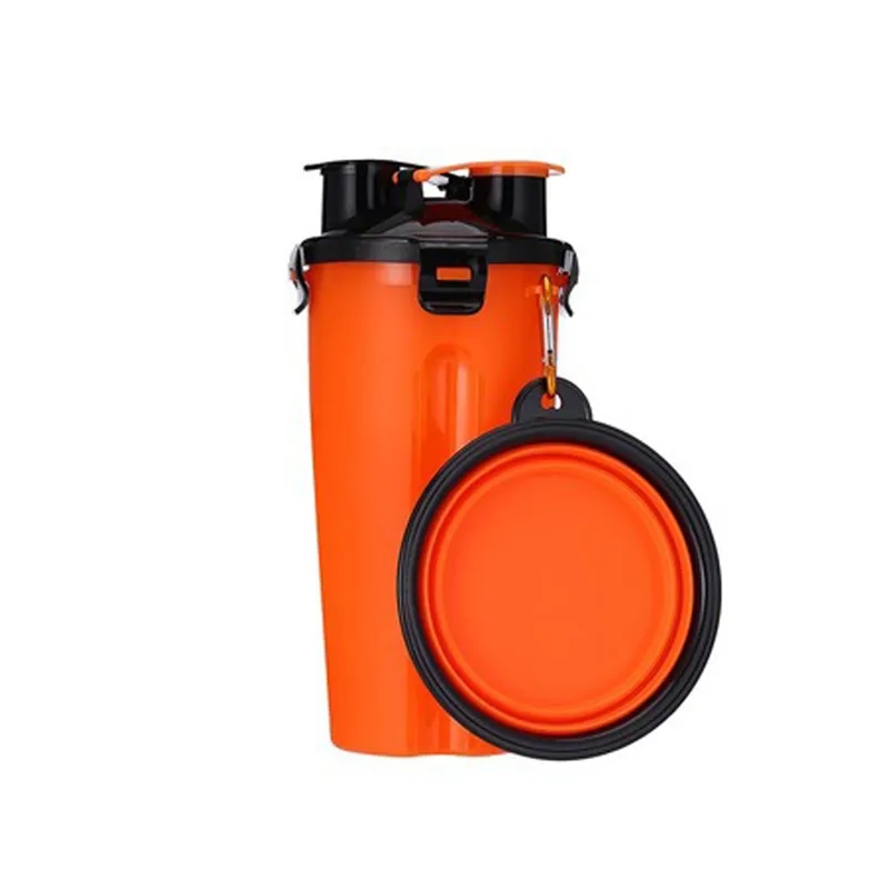 2 In 1 Dog Food Water Bottle With Bowl 9