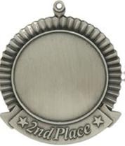 2" Insert Holder Medal, 2nd Place 1