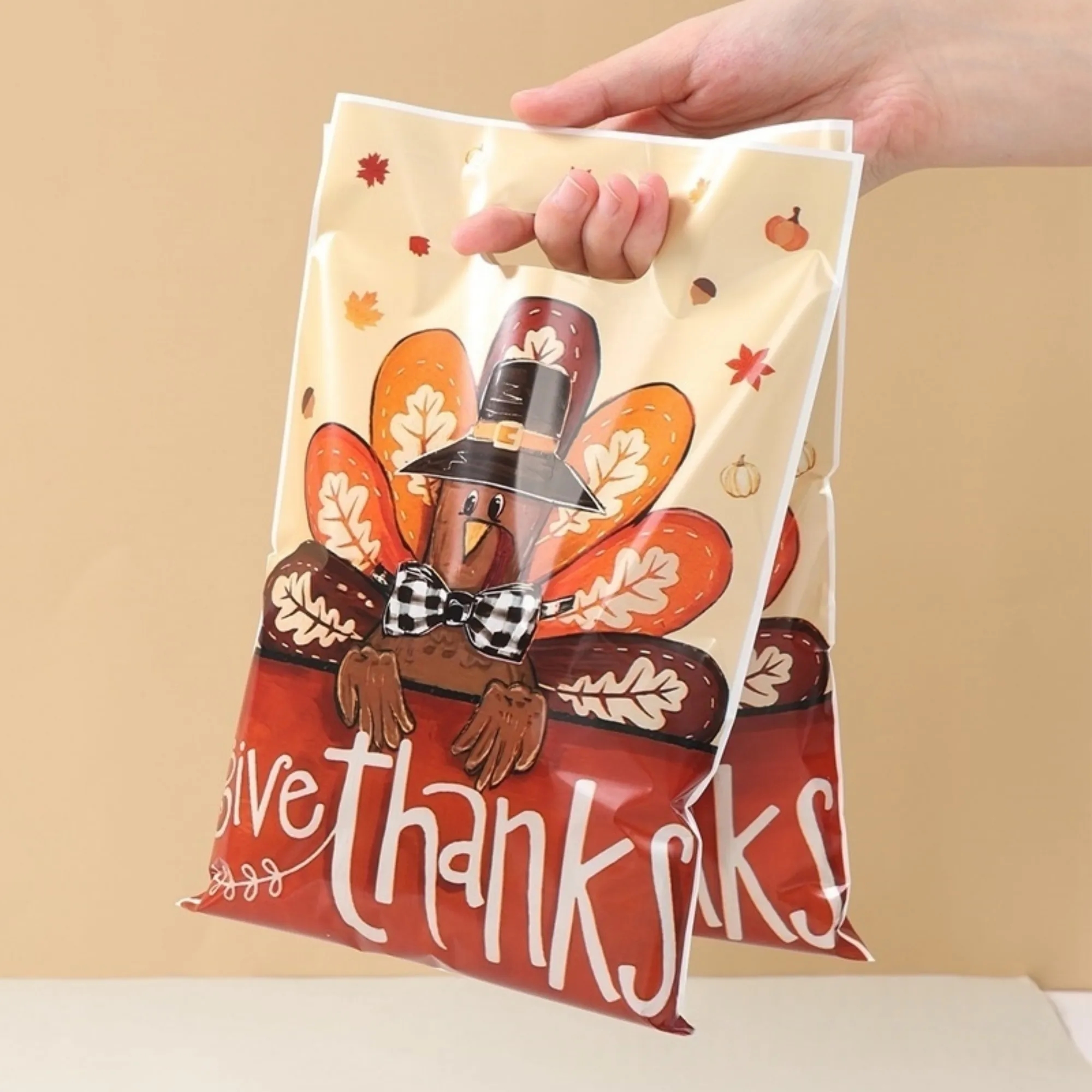 Thanksgiving Themed Gift Bag Favor Pouch 9