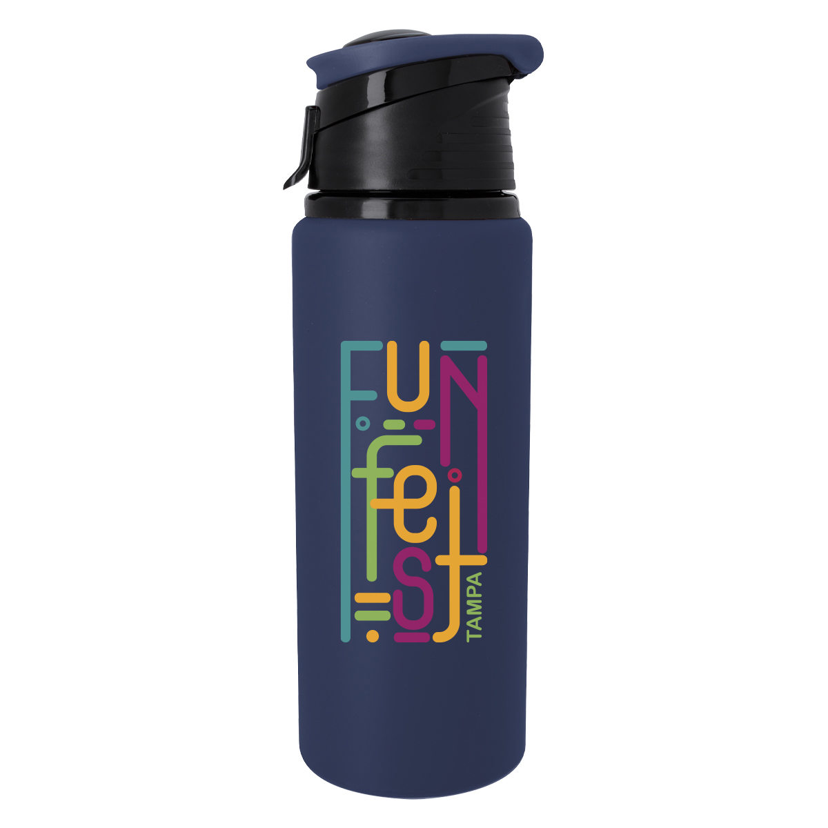 24 Oz. Velvet Touch Aluminum Bottle, custom water bottle with logo imprint 12