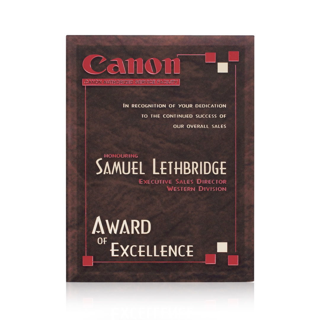 Dunsmore Plaque - Brown 4