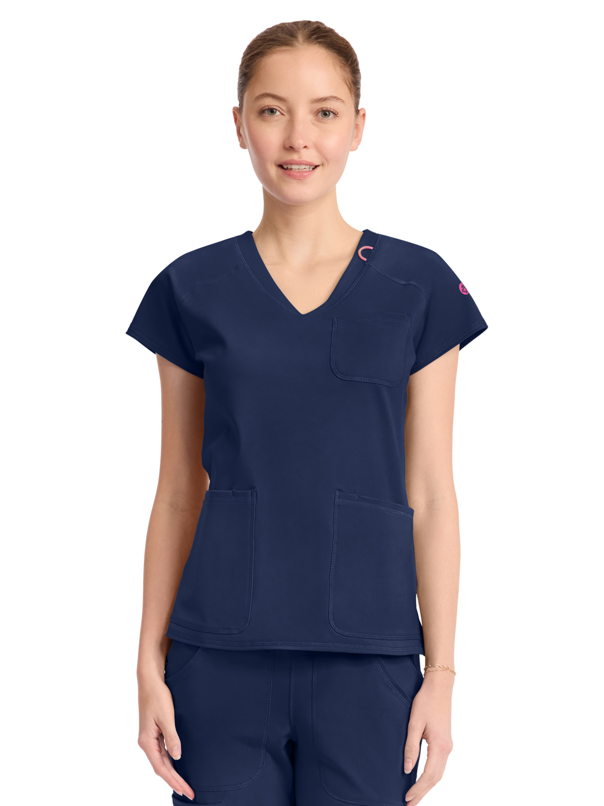 Med Couture - MC AMP KNIT - Women's 3-Pocket V-Neck Top 12