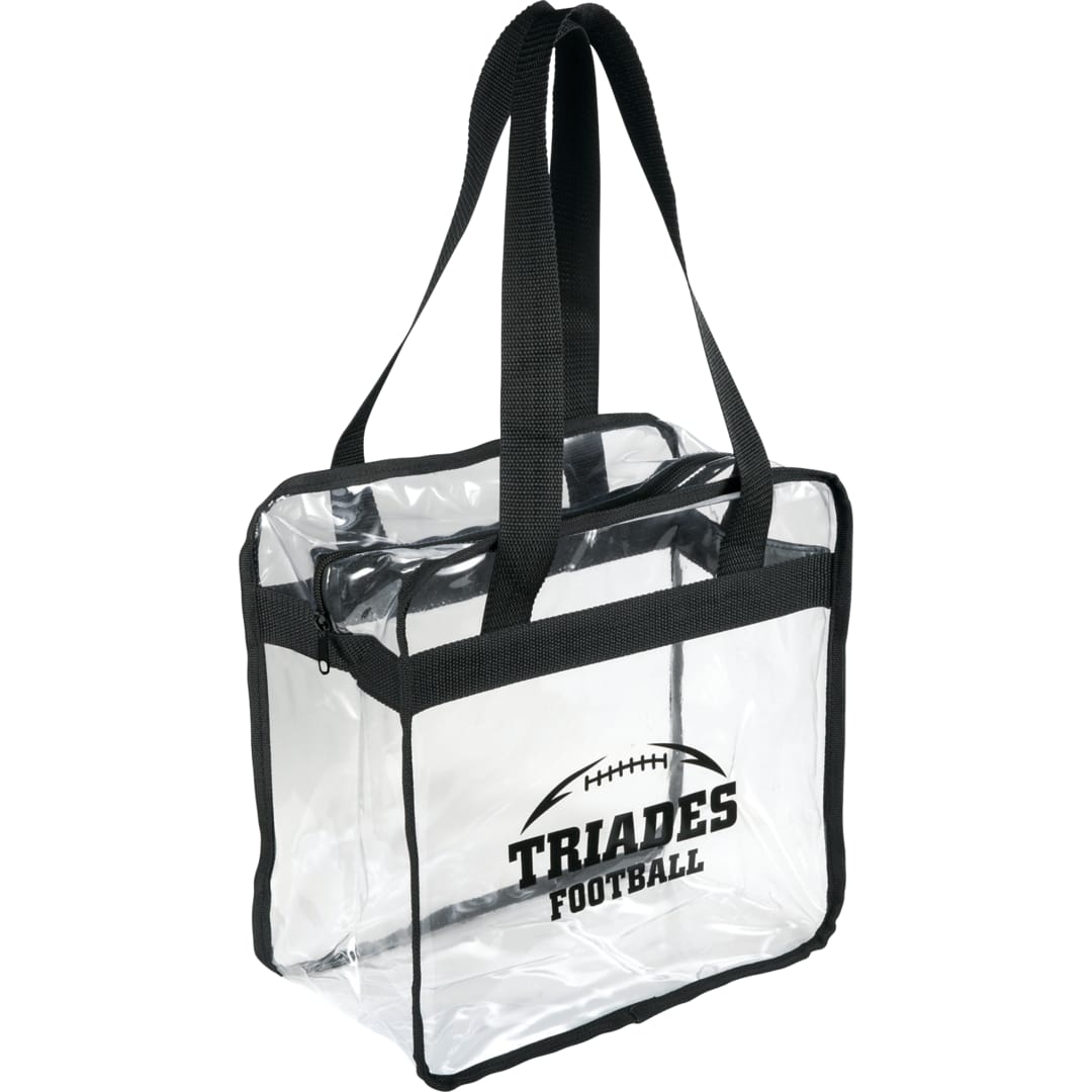 Game Day Clear Zippered Safety Tote 5