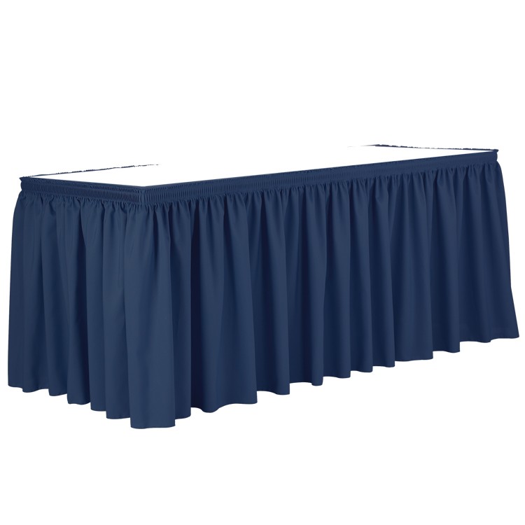 Non-Printed 17' Shirred Table Skirt 32