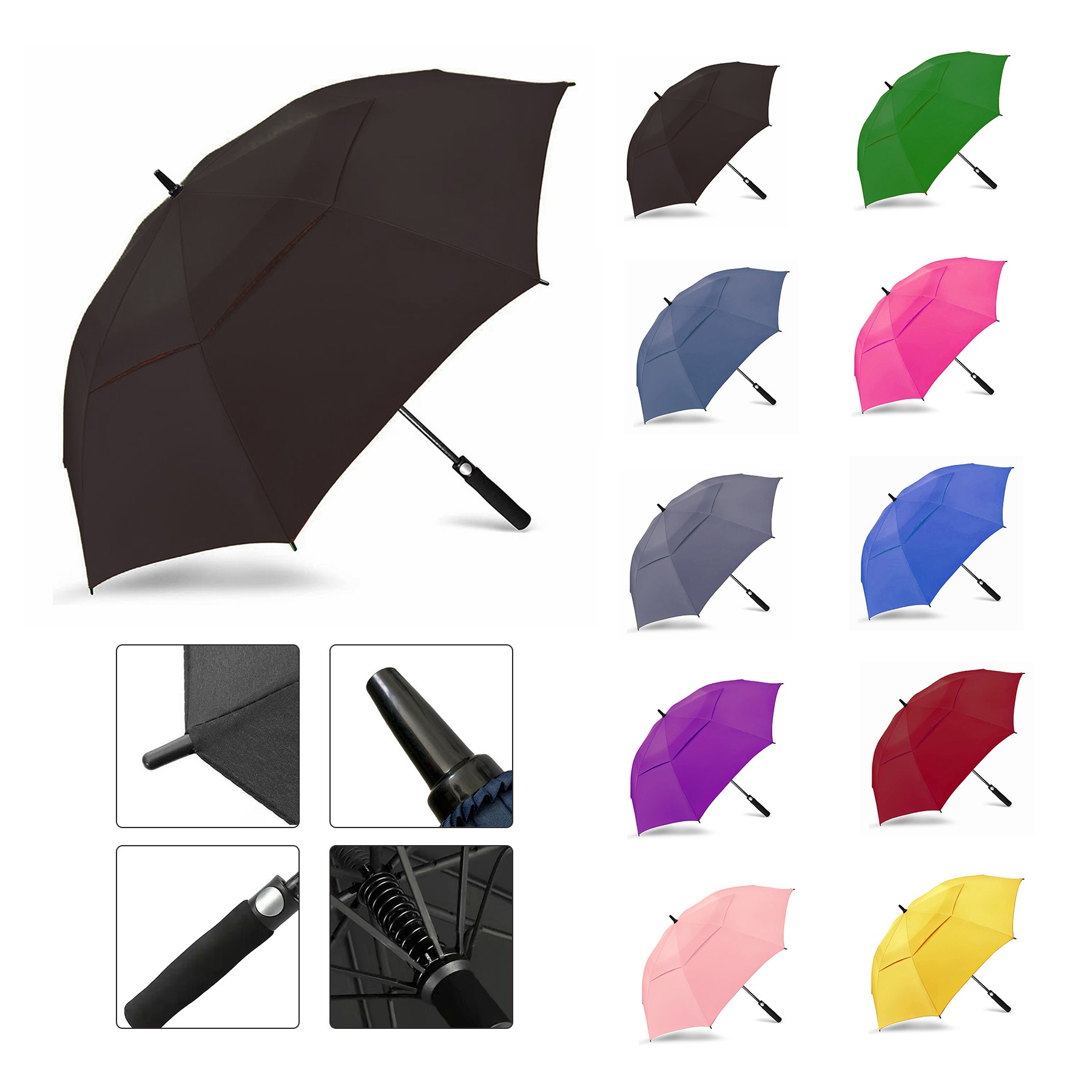 34" Plus Size Golf Umbrella