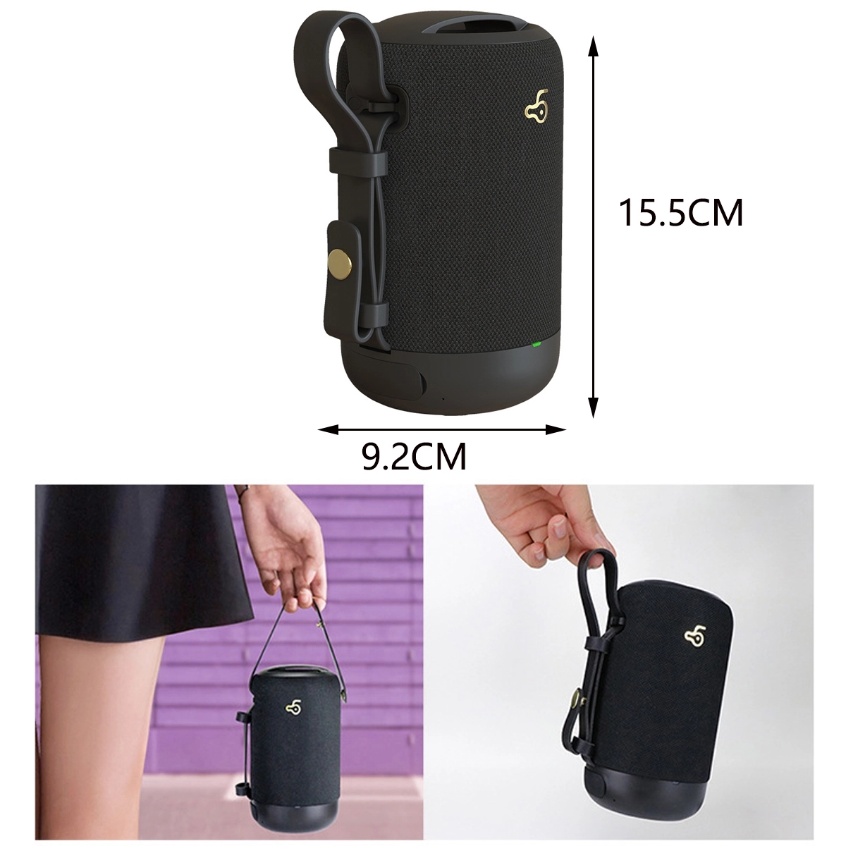 Waterproof Bluetooth Speakers With Portable Hand Strap 7