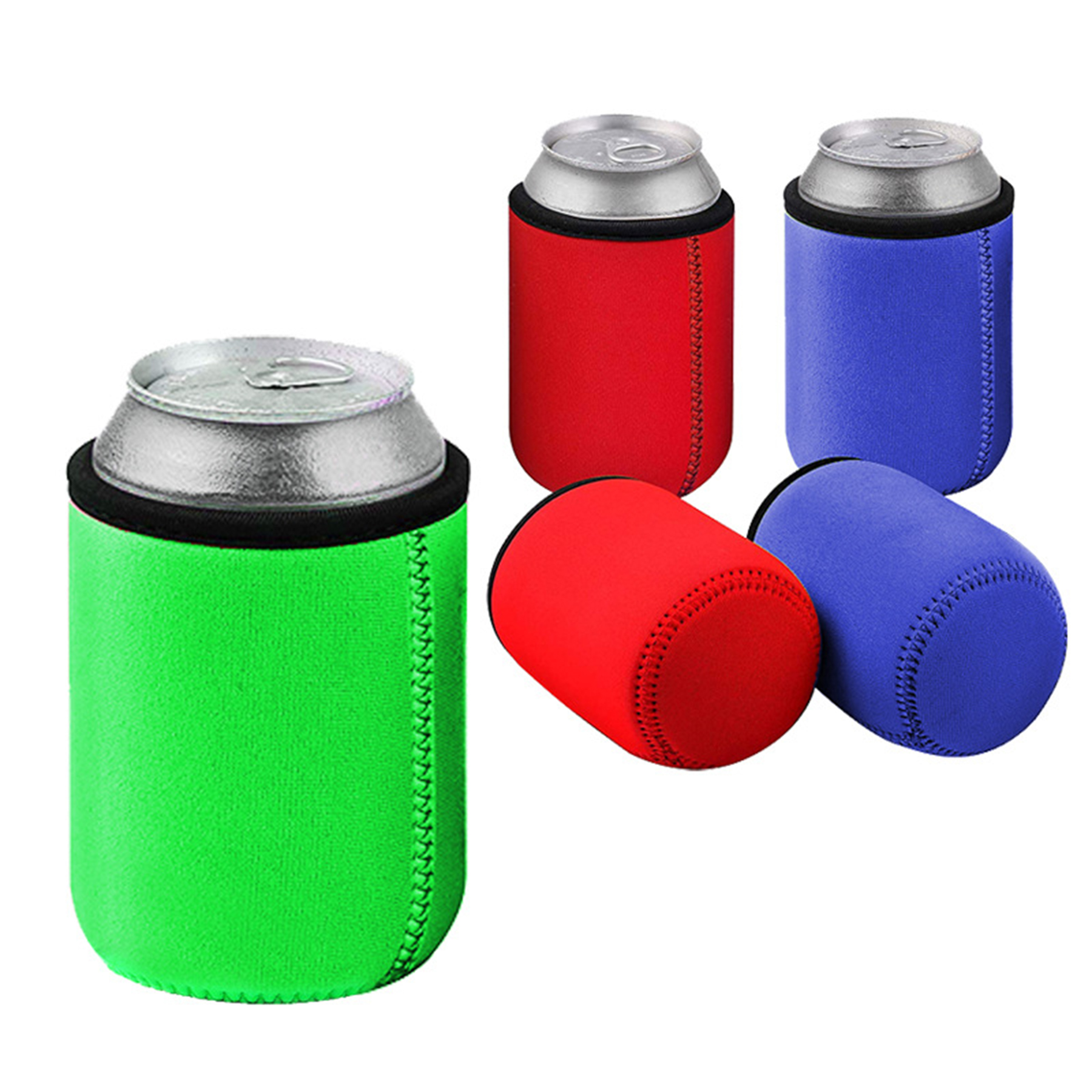 Neoprene Beer Can Cooler Sleeve Covers, custom koozie with logo imprint 2