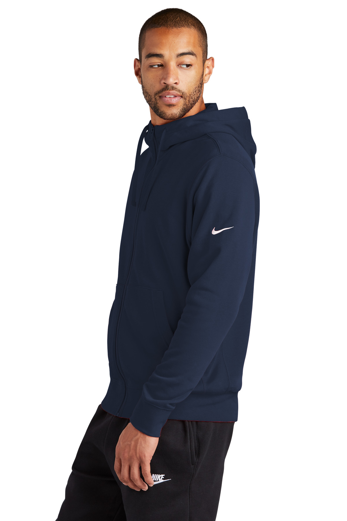 Nike Club Fleece Sleeve Swoosh Full-Zip Hoodie NKDR1513 37
