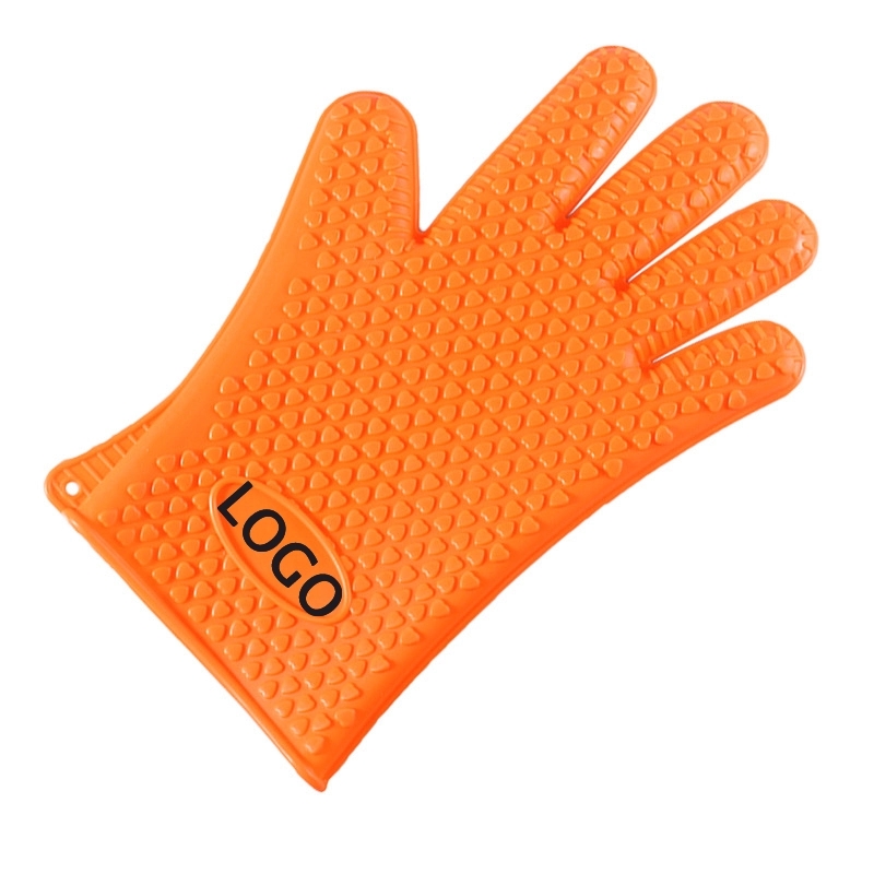 Custom Gift Silicone Baking Oven Mitt & BBQ Gloves 3
