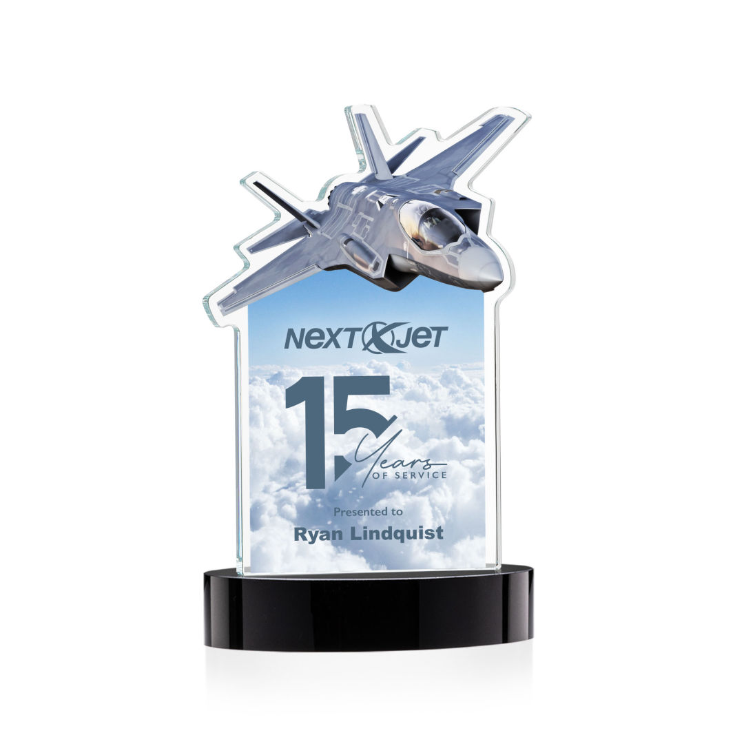 Top Gun VividPrint™ Award on Alberton Base - Black 5