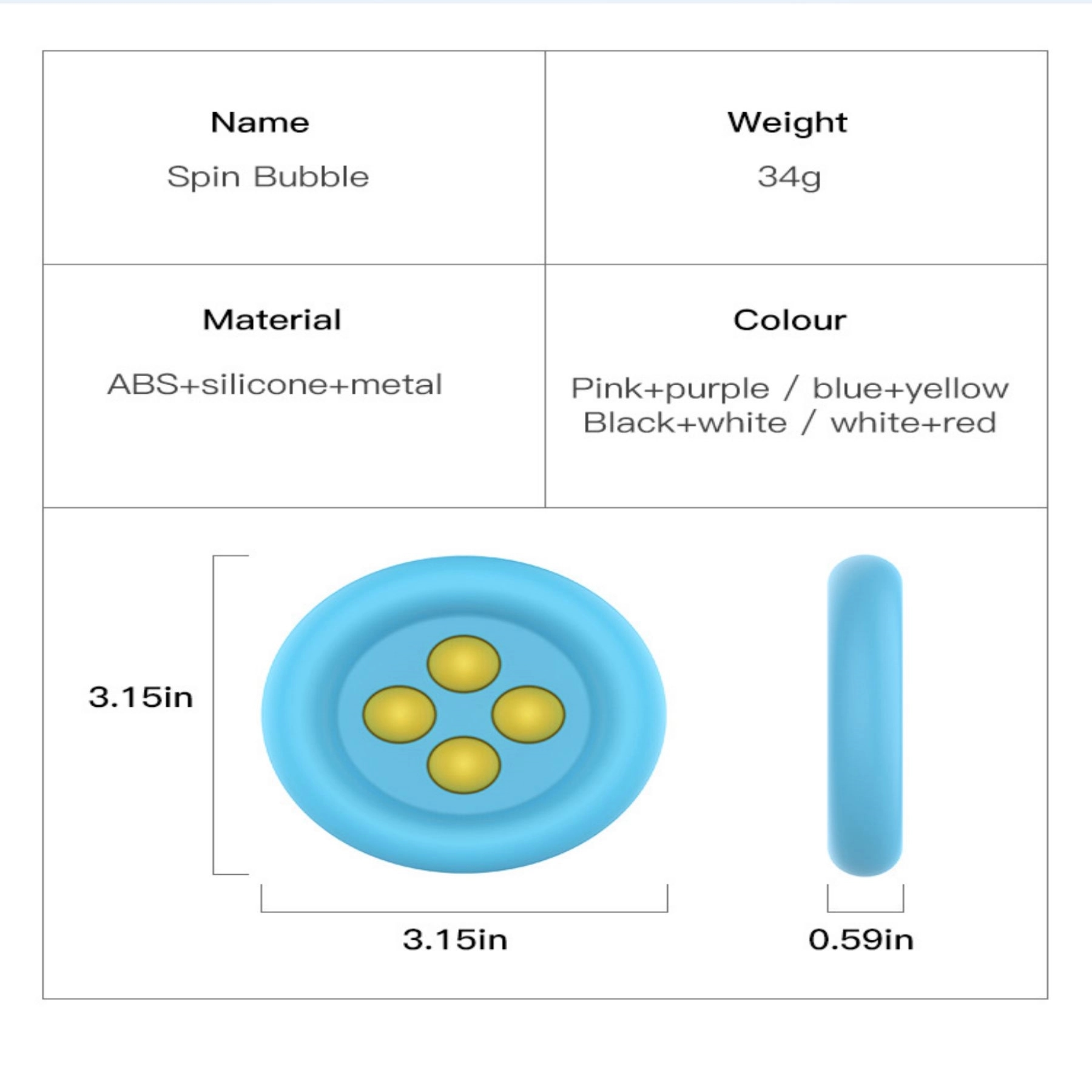 Button Pop Fidget Toys 5