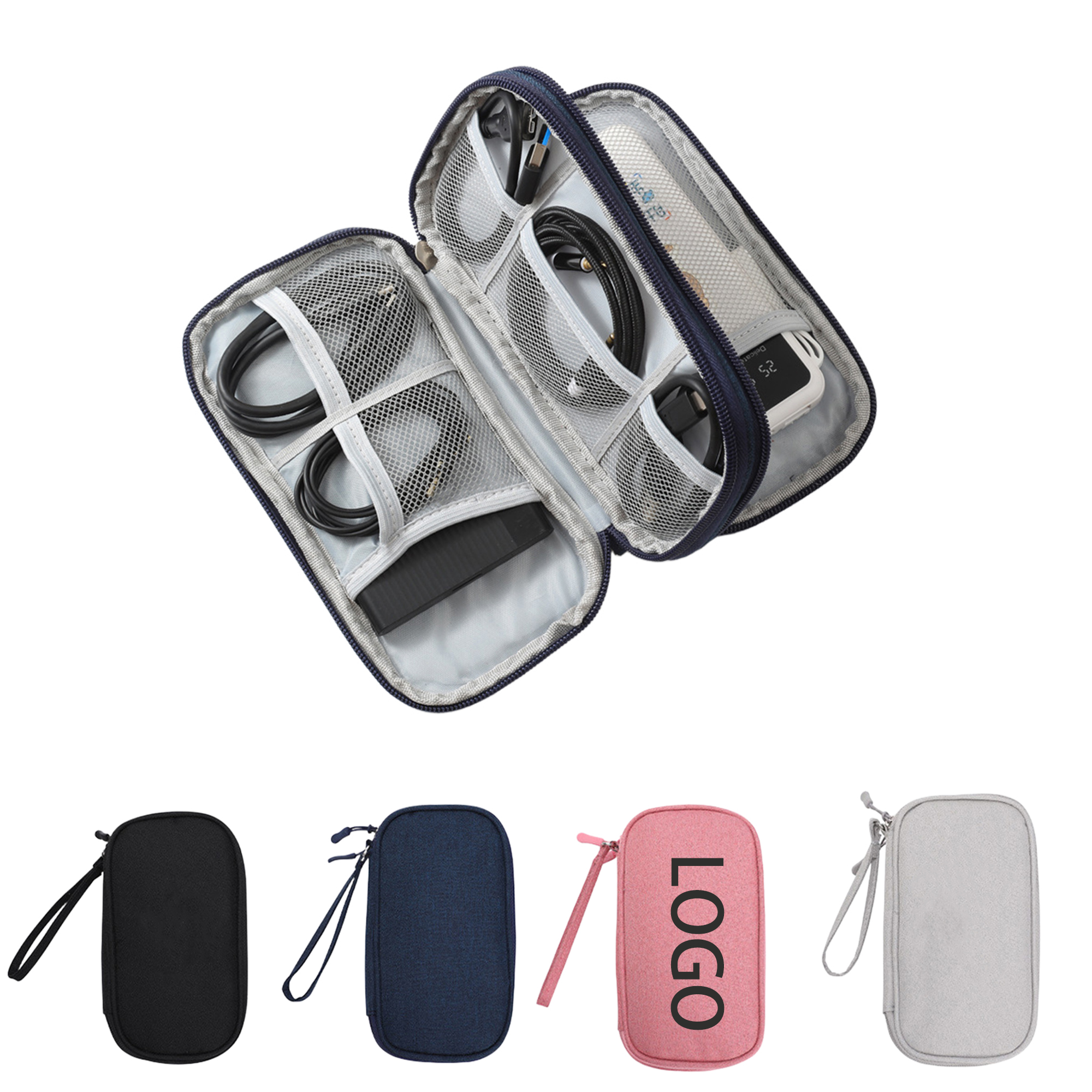 Dual-Layer Electronic Accessory Organizer 1