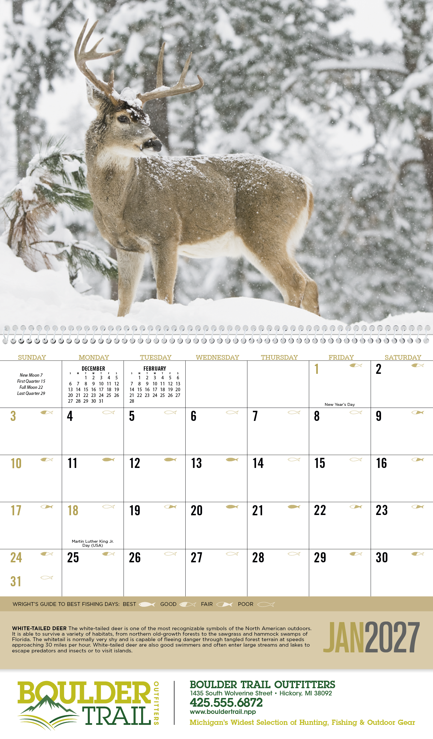 Triumph® Calendars Sportsman Calendar 44