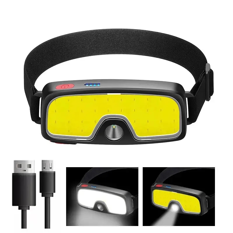 Rechargeable COB Floodlight HeadLamp 6