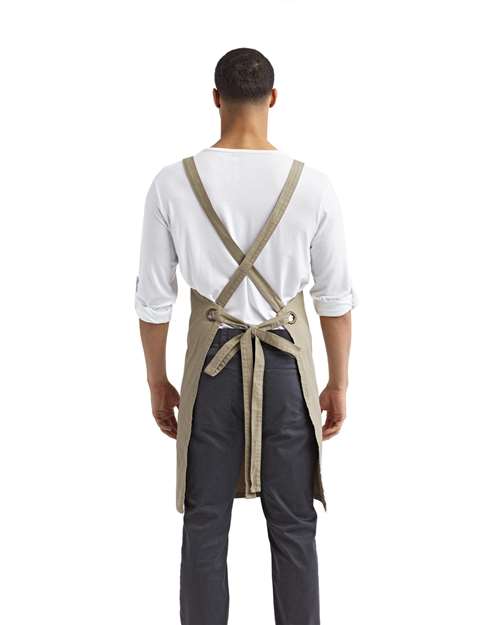 Cross Back Barista Bib Apron - RP129 16