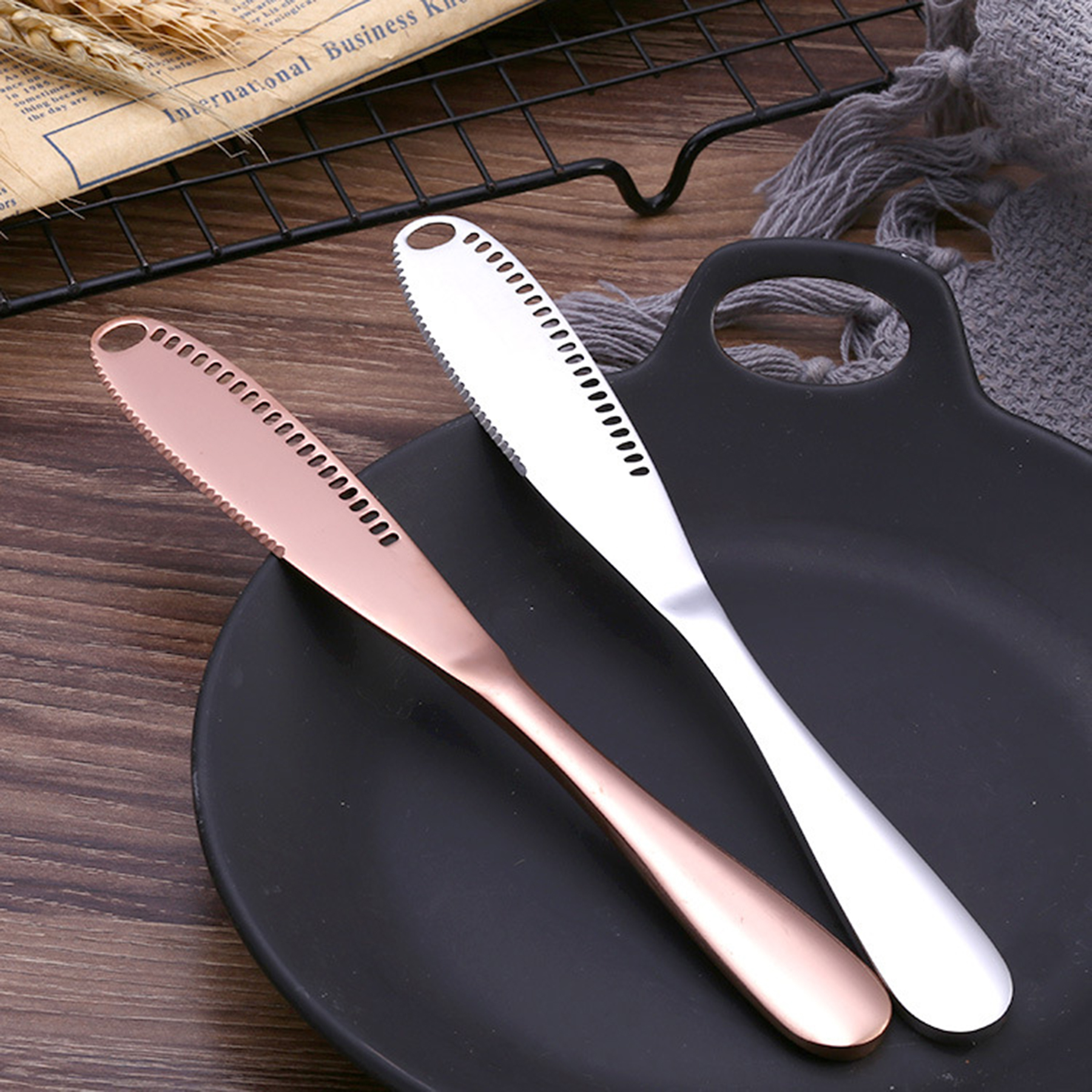 3 In 1 Design Knifes Stainless Steel Butter Spreader 4