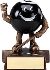 Billiards Lil' Buddy Resin Award 2