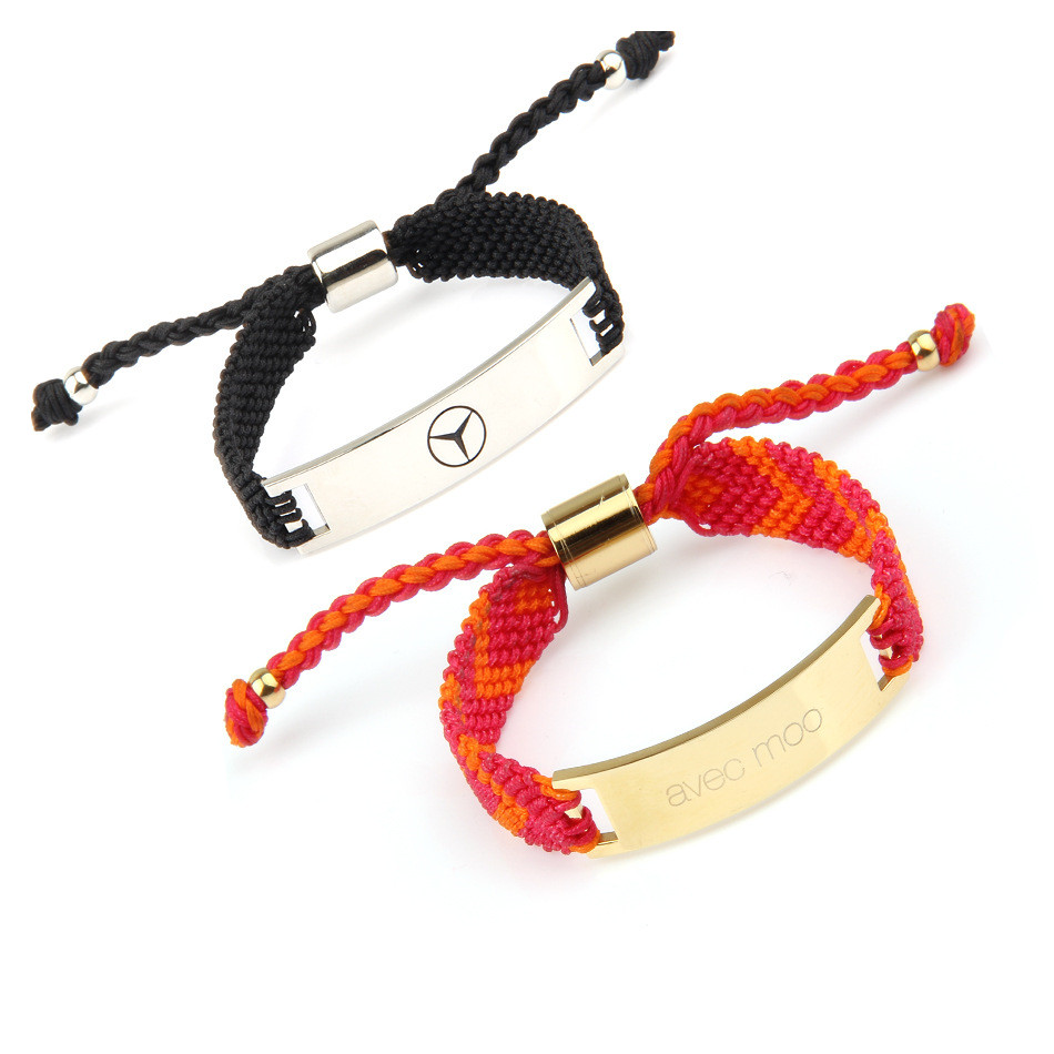 Woven Bracelet with Tag