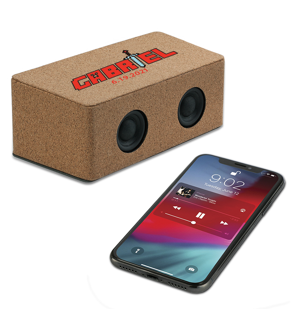 Milling Cork Eco-Friendly Speaker and Wireless Charger 9