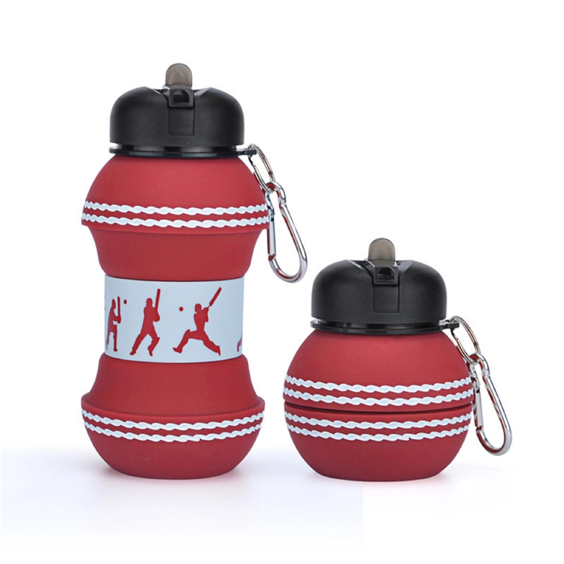 550 ML Ball Cricket Shape Collapsible Water Bottle 5