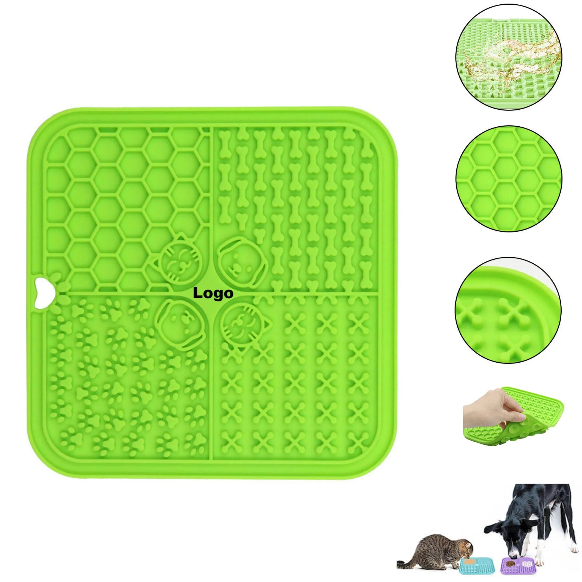 Silicone Pet Slow Feeder Lick Mat 5