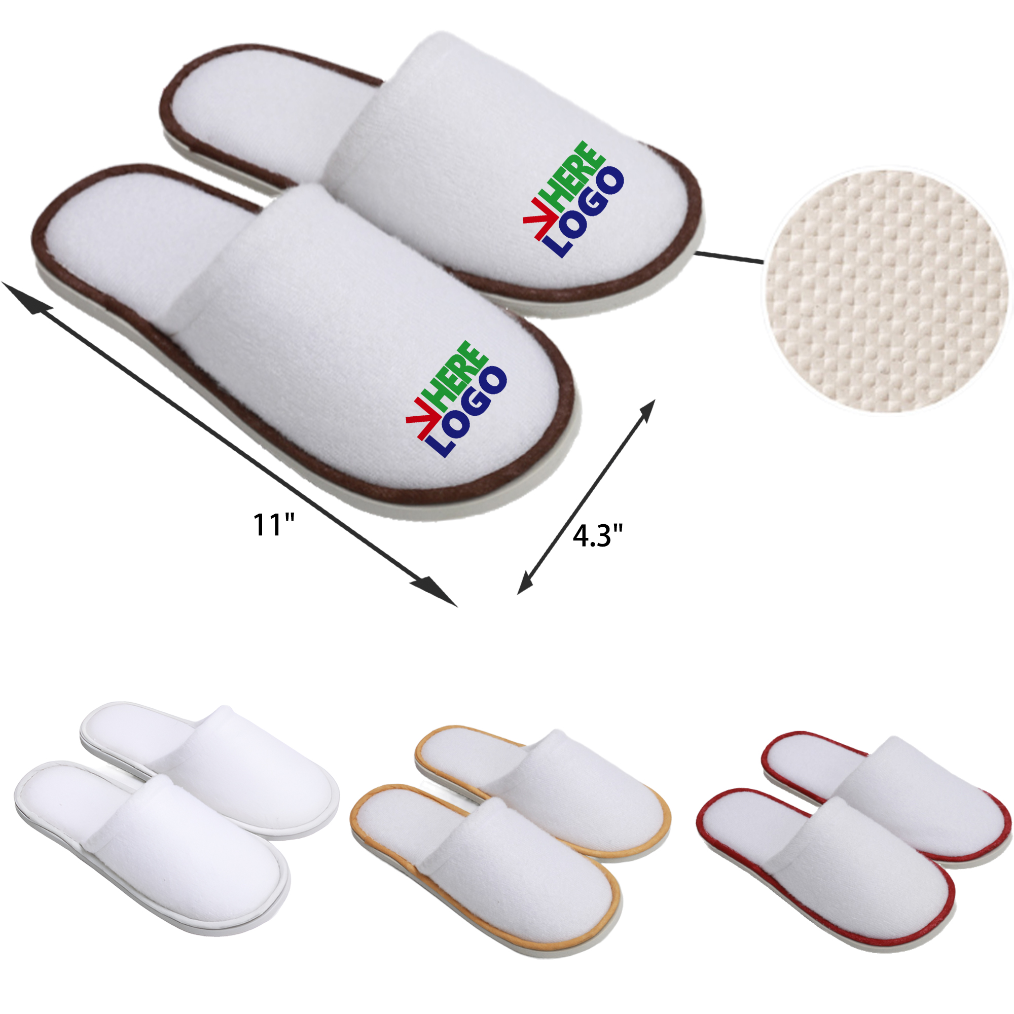 Lightweight Thickened Disposable Hotel Slippers 6