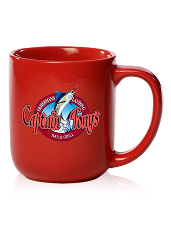 16 oz. Vibrant Color Glossy Ceramic Mugs 17