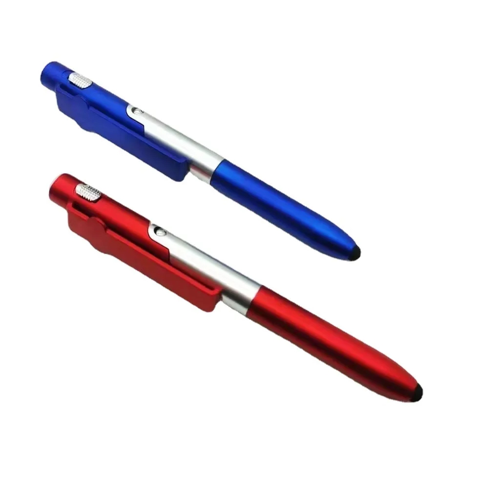 4 in 1 Multi-function Phone Stand LED Stylus Ballpoint Pen 4