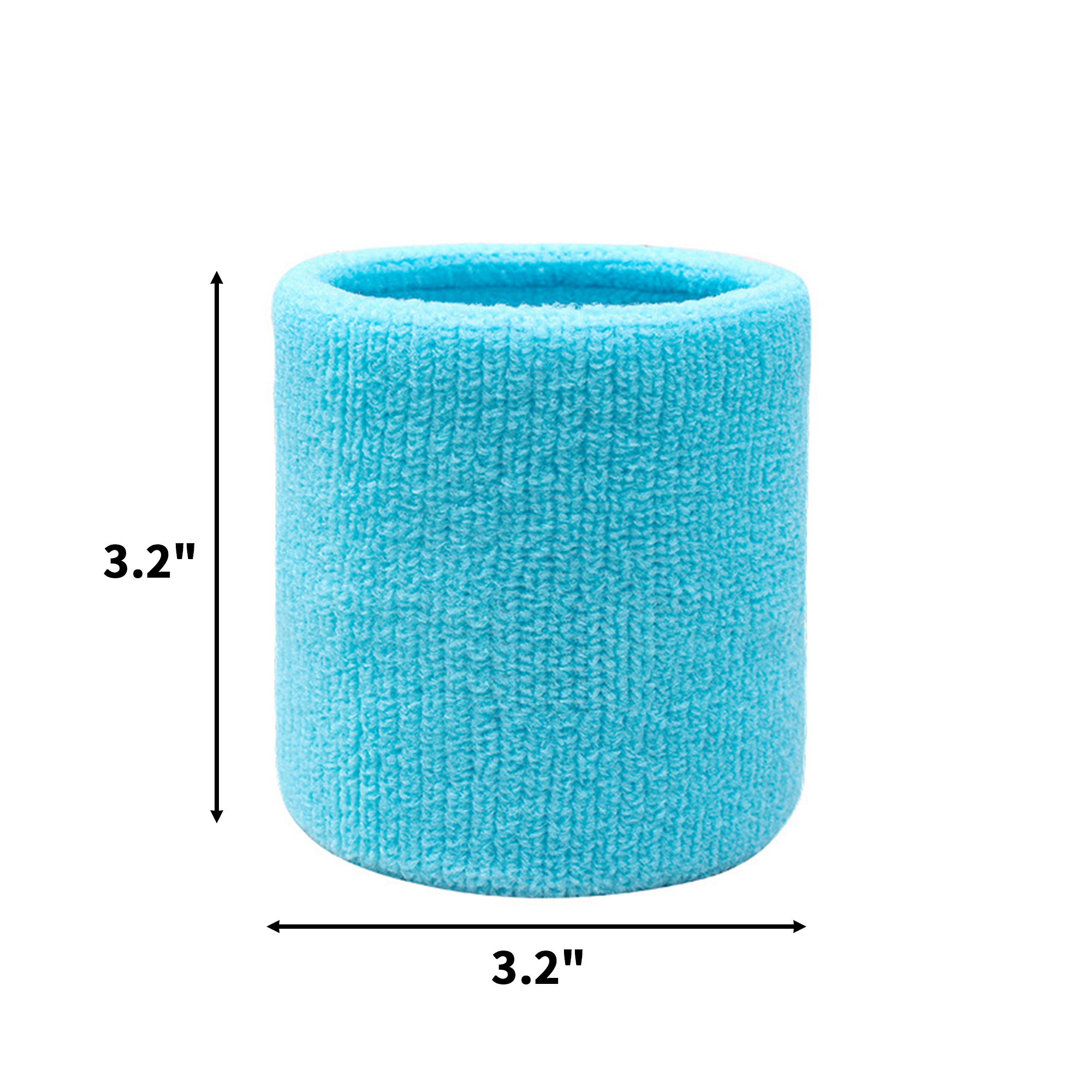 Cotton Terry Sweat Wristband Moisture Absorption 27
