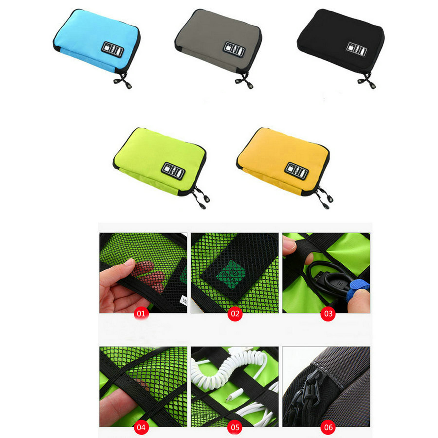 Digital USB Cable Storage Bag 1