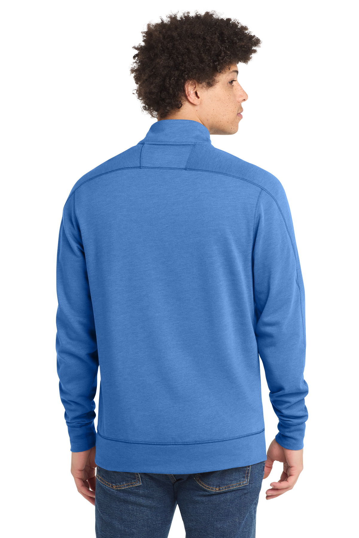 New Era Tri-Blend Fleece 1/4-Zip Pullover. NEA512, custom hoodie or sweatshirt with logo imprint 5
