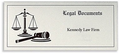 Legal Document Scales of Justice Folder 2