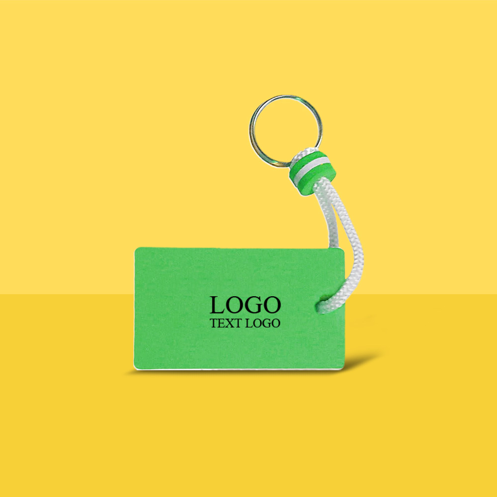 Rectangle EVA Floating Keychains 7