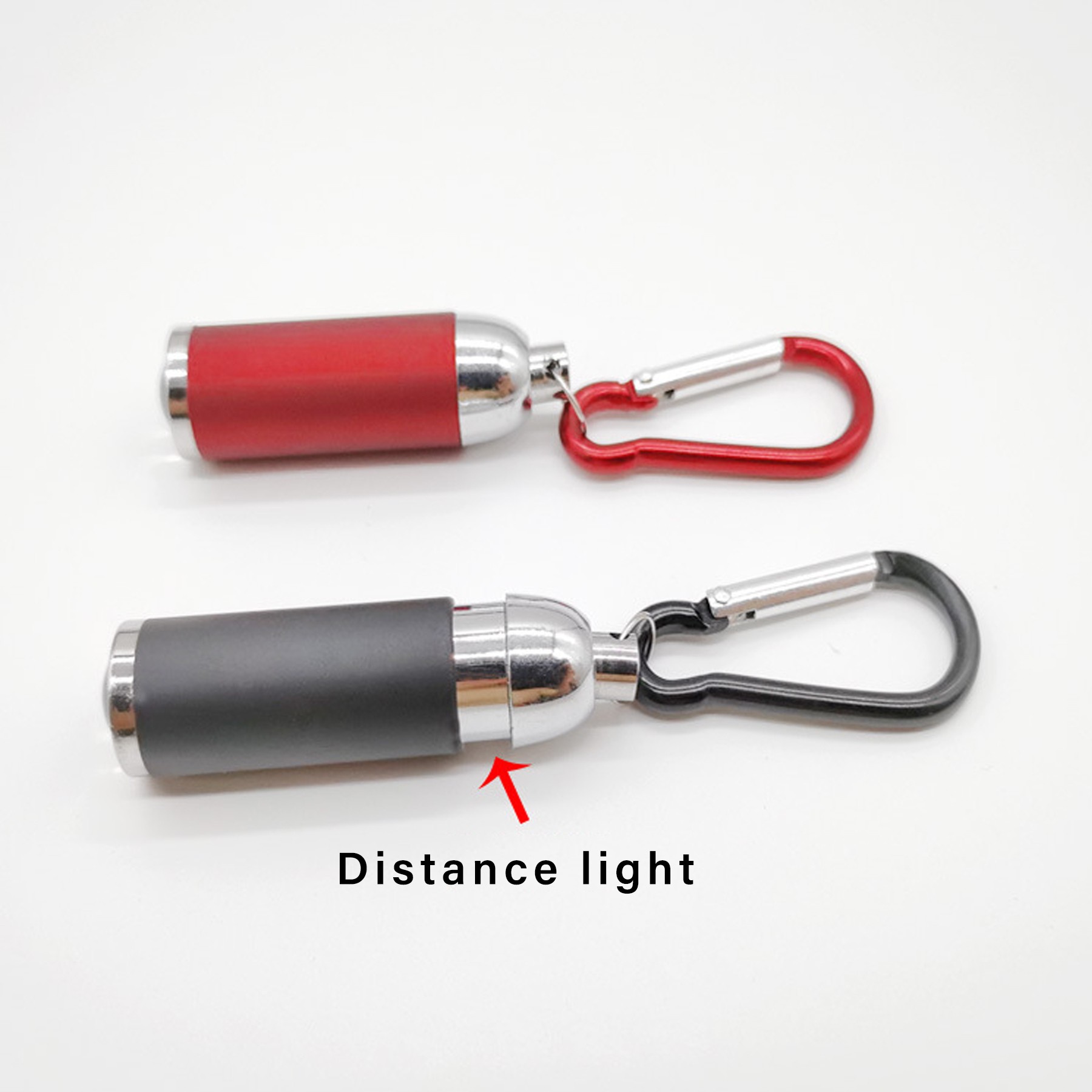 Outdoor Night Retractable Zoom Flashlight With Carabiner 2