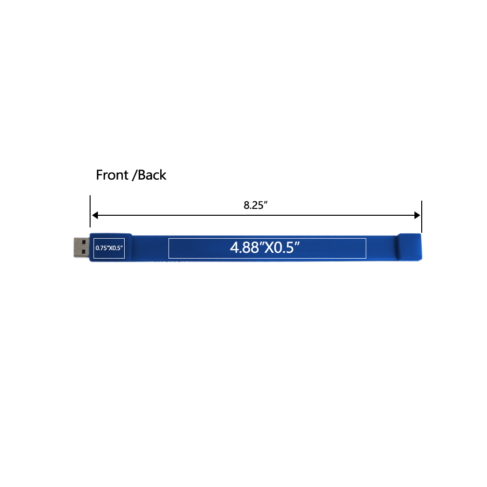 Lombard Wristband USB Drive 30