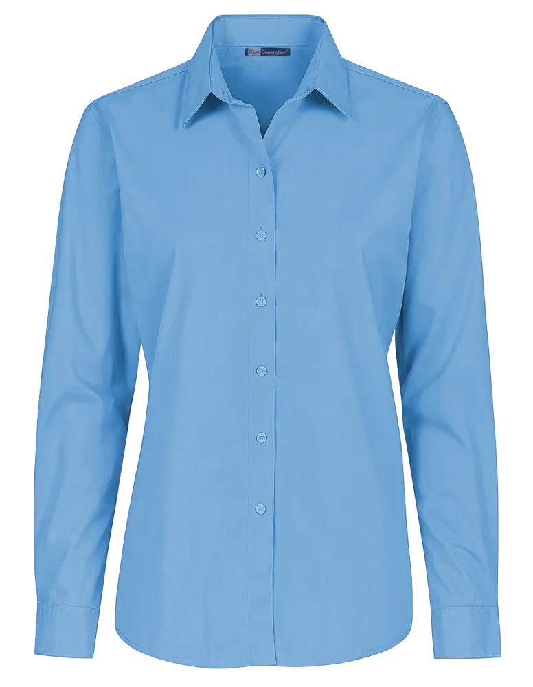 Ladies' L/S Value Poplin Shirt 17