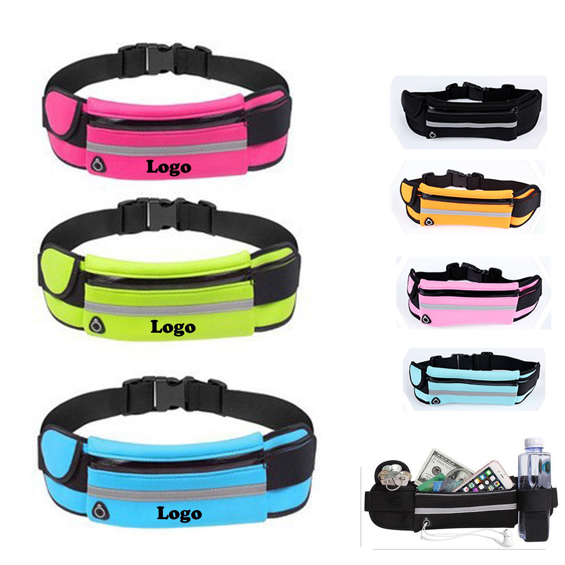 Running Belt with Adjustable Bag 3