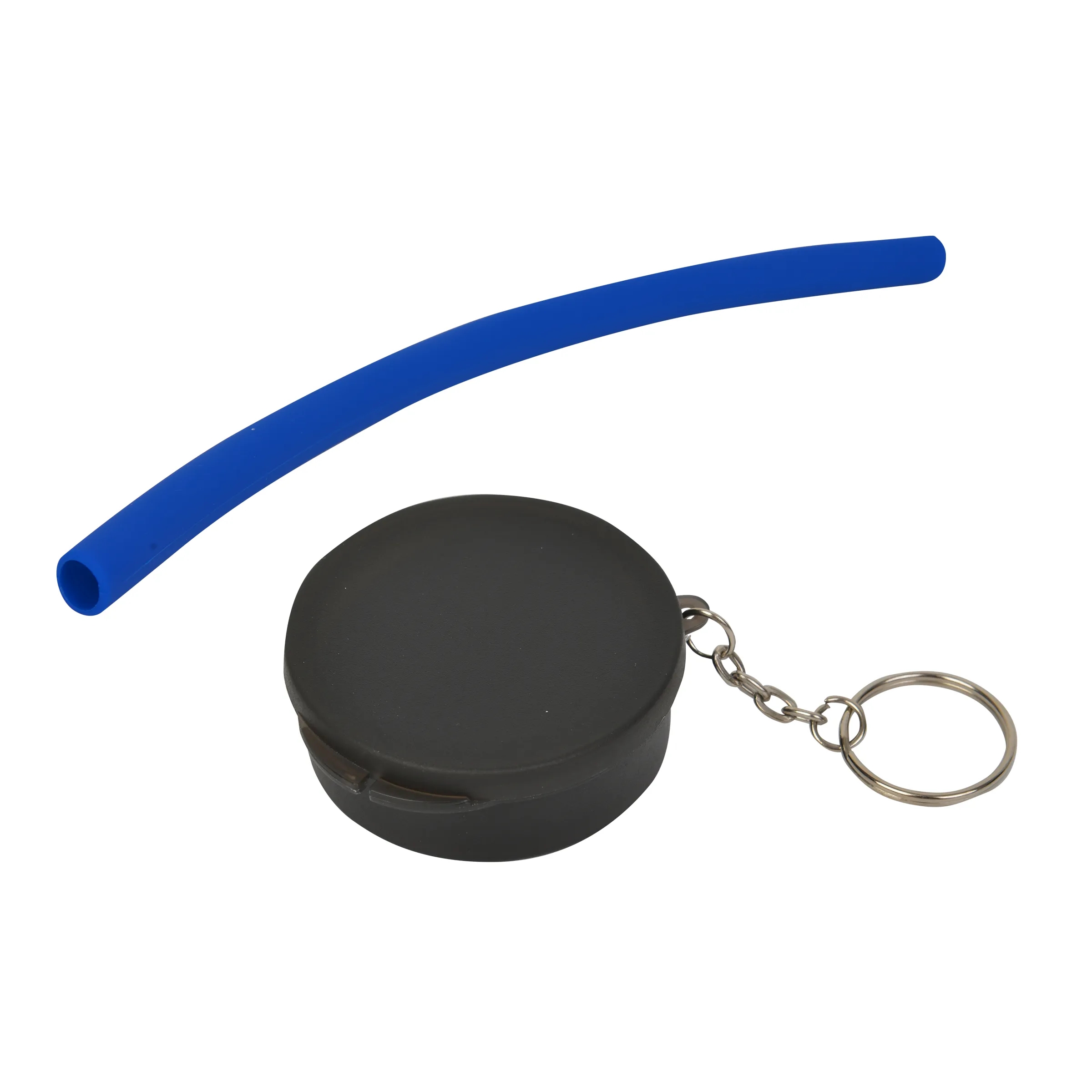 Reusable Silicone Straw in a Keychain Carrying Case 4