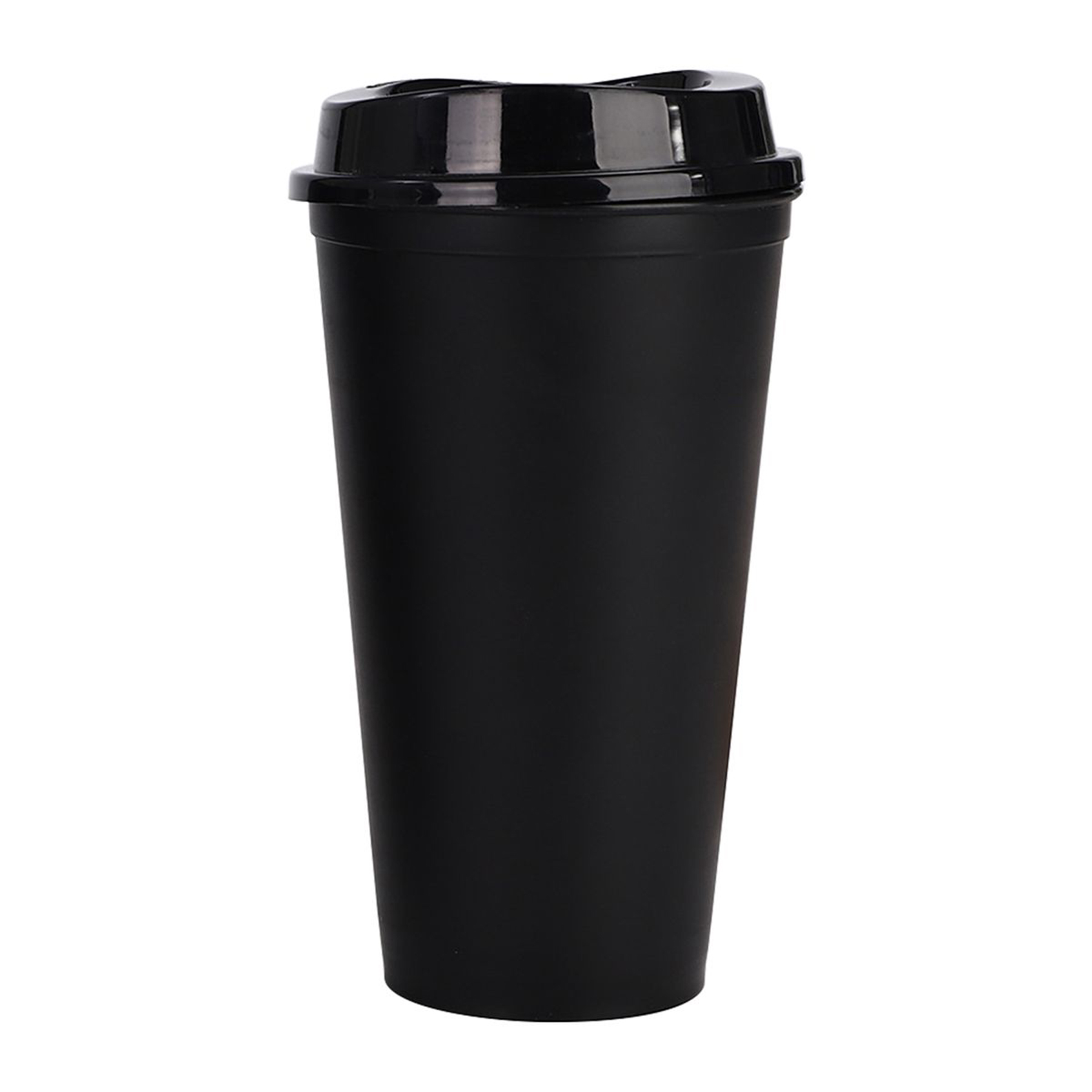 16 Oz. Plastic Coffee Cup With Lid 10