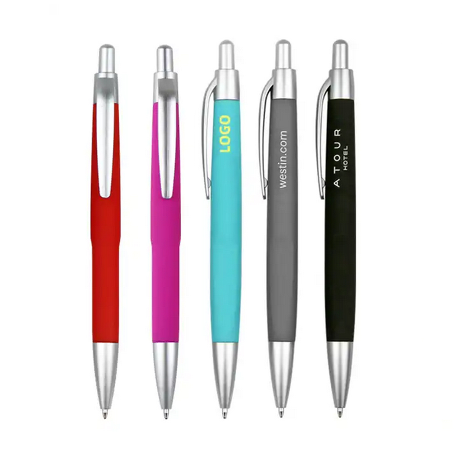 Plastic Click Action Ballpoint Pen 5