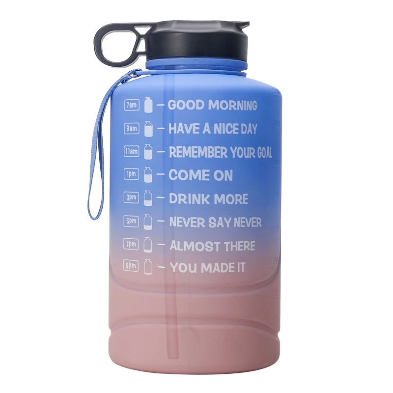 Custom 1 Gallon Water Bottle With Time Marker 8
