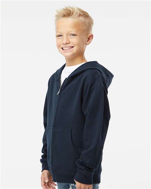 Youth Midweight Full-Zip Hooded Sweatshirt - SS4001YZ 44