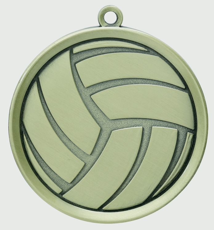Volleyball Mega Medal, 2-1/4" 2