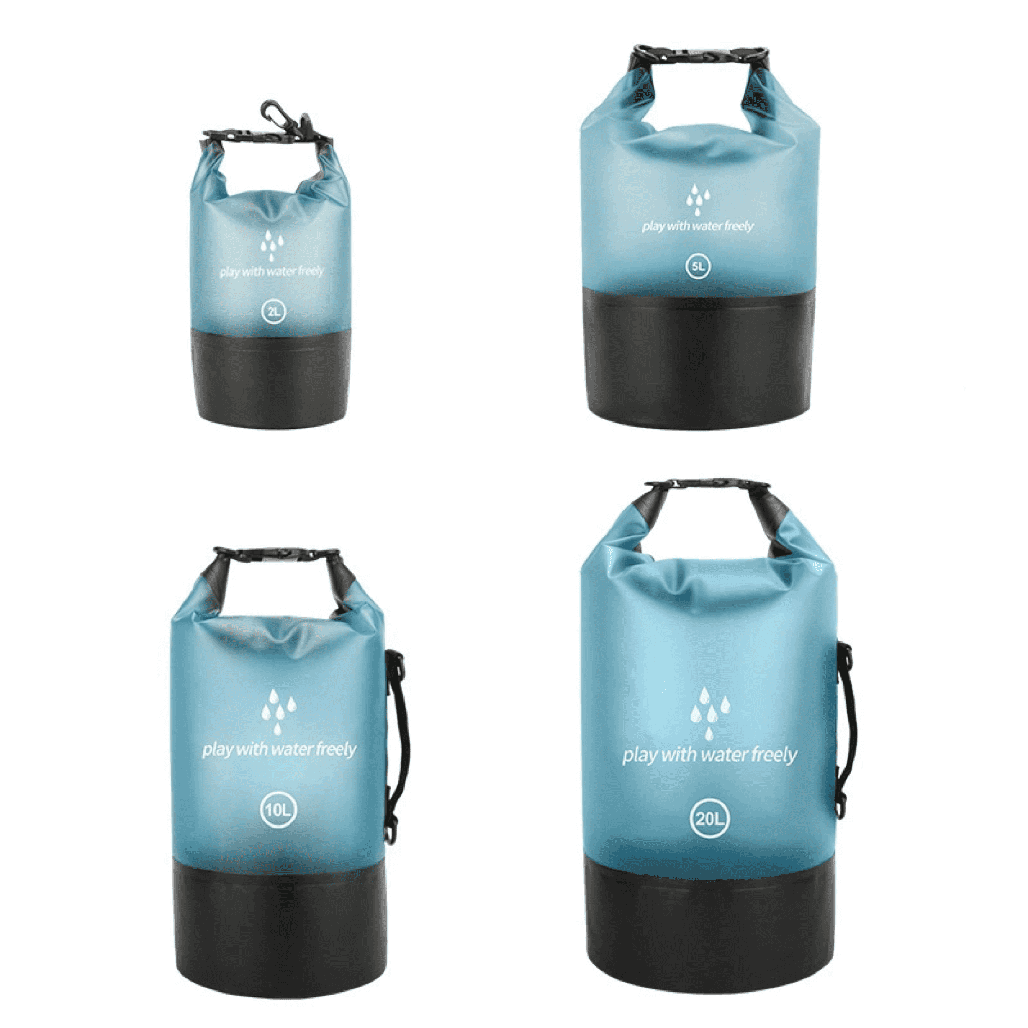 Colored Transparent Dry Bag 5