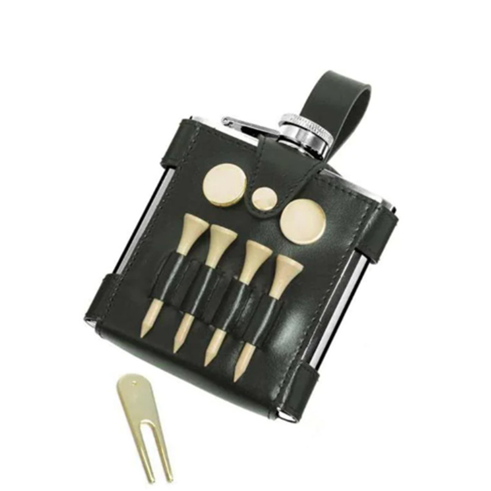 Leather Golf Tees Holder Liquor Case 3