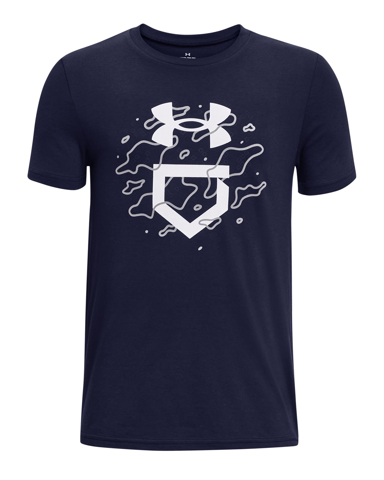 UA Baseball Camo Logo Boys' Short Sleeve 2