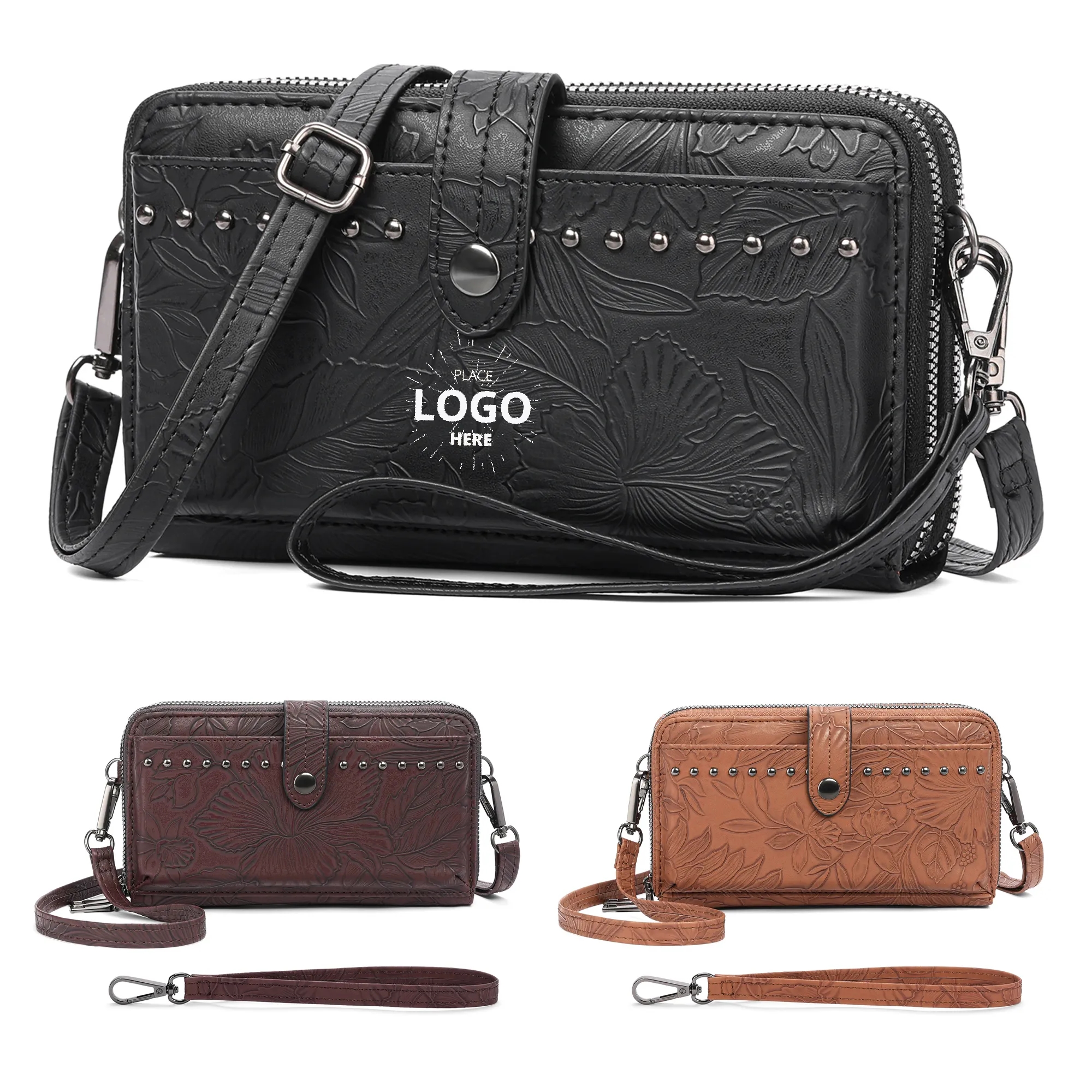 Women's PU Leather Casual Chic Crossbody Bag 7